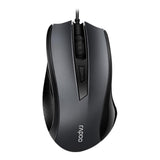 Rapoo N300 Wired Optical Gaming Mouse Black