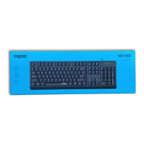 Rapoo NK1900 Wired USB Keyboard Black