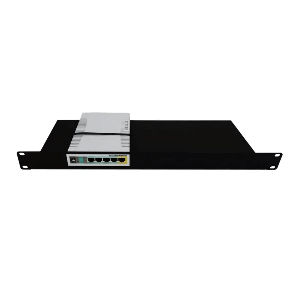 Scoop Rack Scoop 19-inch Rack Mount Tray for MikroTik HEX & hAP Series RB-RMTRAY ...
