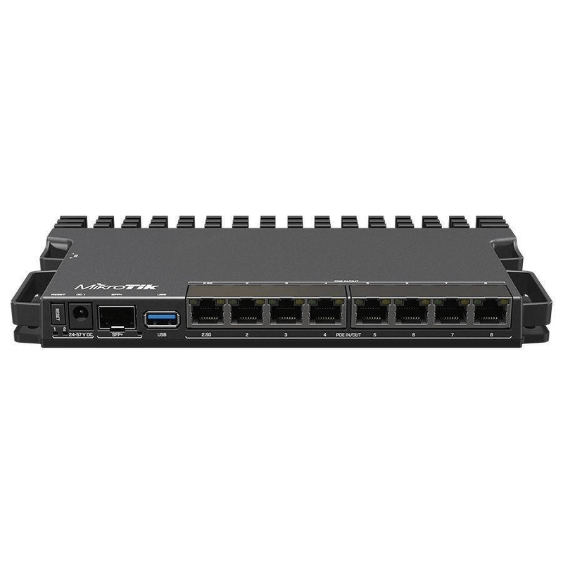 Mikrotik RB5009UPR+S+IN Wired PoE Router - 2.5 Gigabit Ethernet