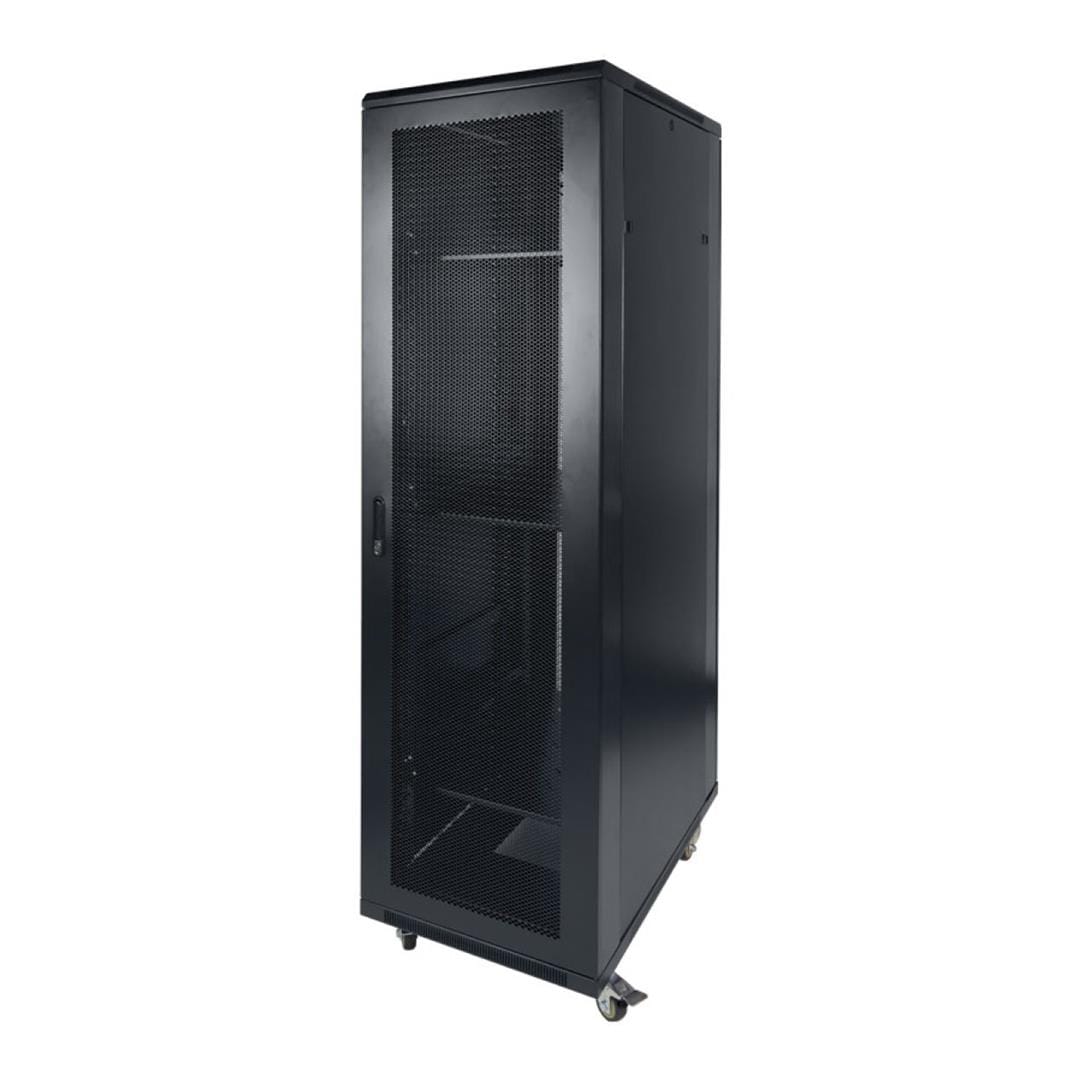 LinkQnet 600x600mm 42U Cabinet with Mesh Door RCK-SH-05A-42U-600-M