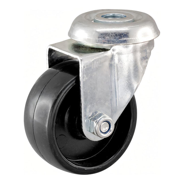 LinkQnet 50mm M10 Bolt Mount Swivel Castor Wheel - Unbraked RCK-SH-CASTOR-50MM