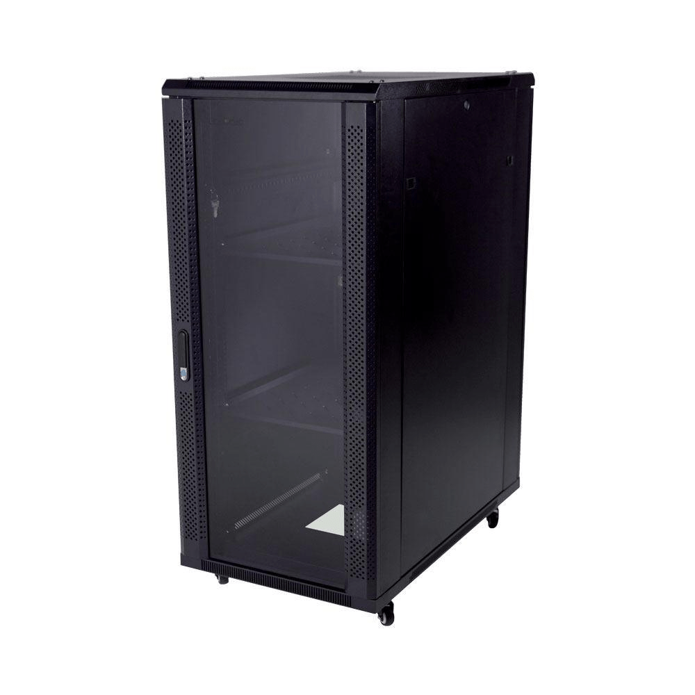 LinkQnet 22U 600X1000 Cabinet with Glass Door RCK-SH05J-22U-1000D
