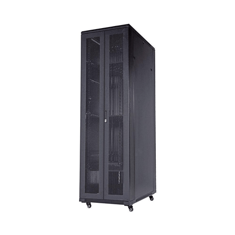 LinkQnet 27U 600X800 Cabinet with Double Mesh Doors RCK-SH05J-27U800-DD