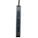 RCT USB Type-A to RJ45 Adapter with 3-Port USB 3.0 Type-A Hub RCT ADP-GN401U