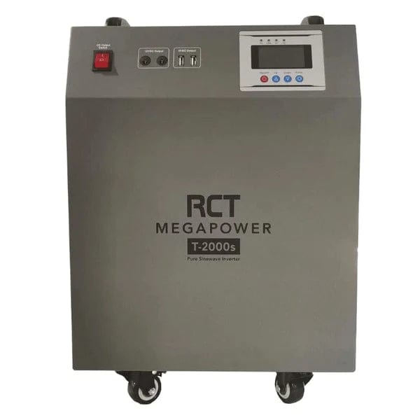 RCT MegaPower 2kVA 2kW Inverter Trolley with 2 X 100Ah Battery RCT MP-T2000S (Opened Box)