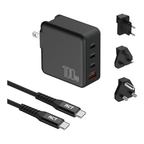RCT PA-GAN100 100W Charging Travel Kit