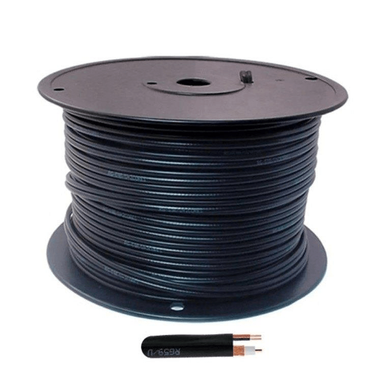RCT 100m PowAx Cable with 0.75mm Rip Cord RCT-RG59-100M