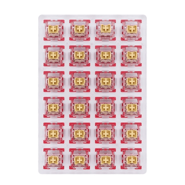 Redragon A113F Bullet Linear Tactile Mechanical Keyboard Clear Switches - 24-piece RD-A113F