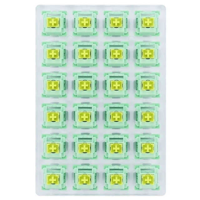 Redragon A113QT Bullet Soft Clicky Tactile Mechanical Keyboard Green Switches - 24-piece RD-A113QT