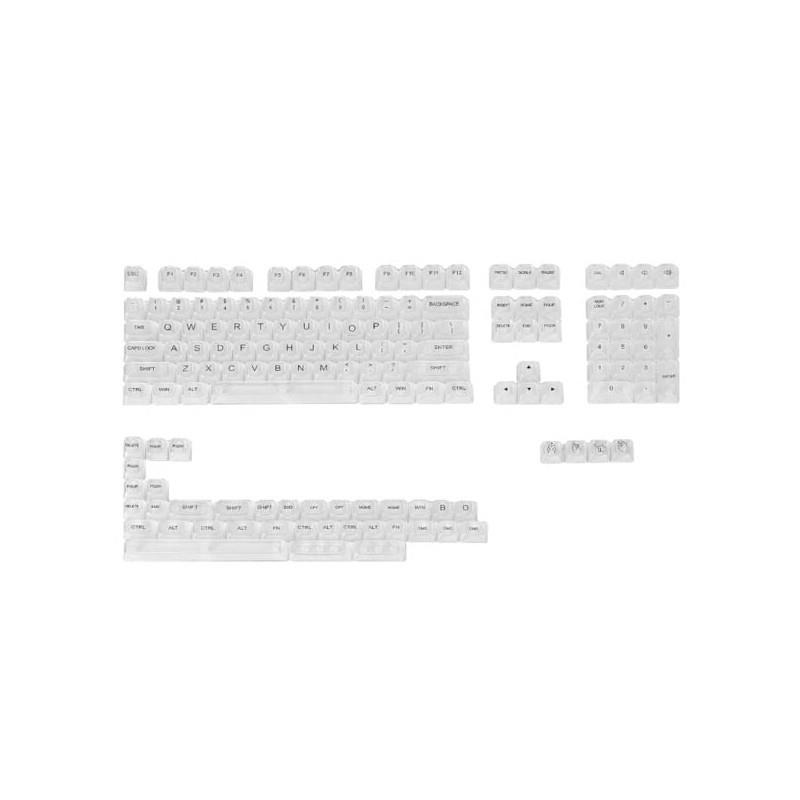 Redragon A135 Standard Doubleshot PBT Crystal Clear Keycap Set - 147-piece RD-A135