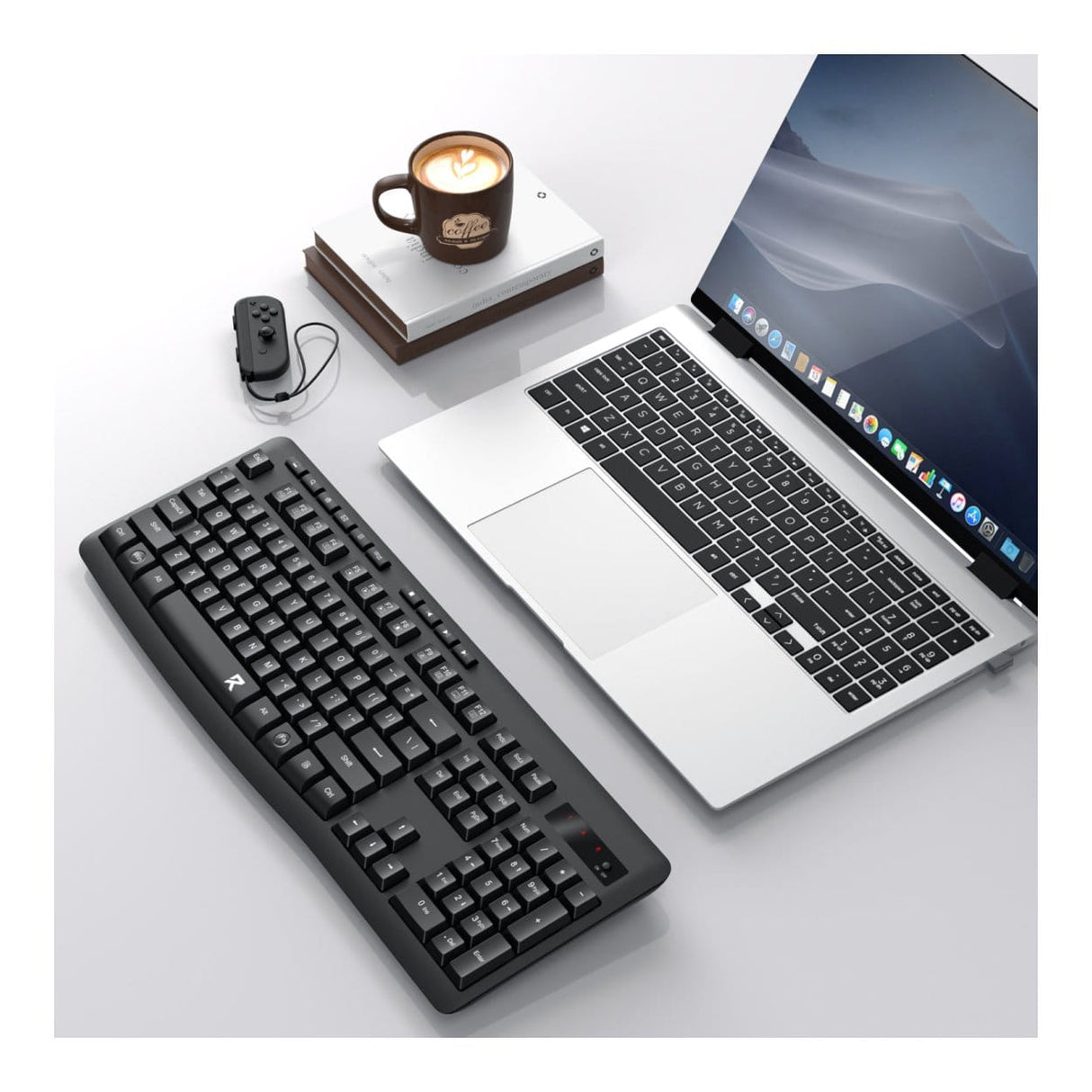 Redragon BK-7367 Ergonomic Wireless Membrane Keyboard RD-BK-7367