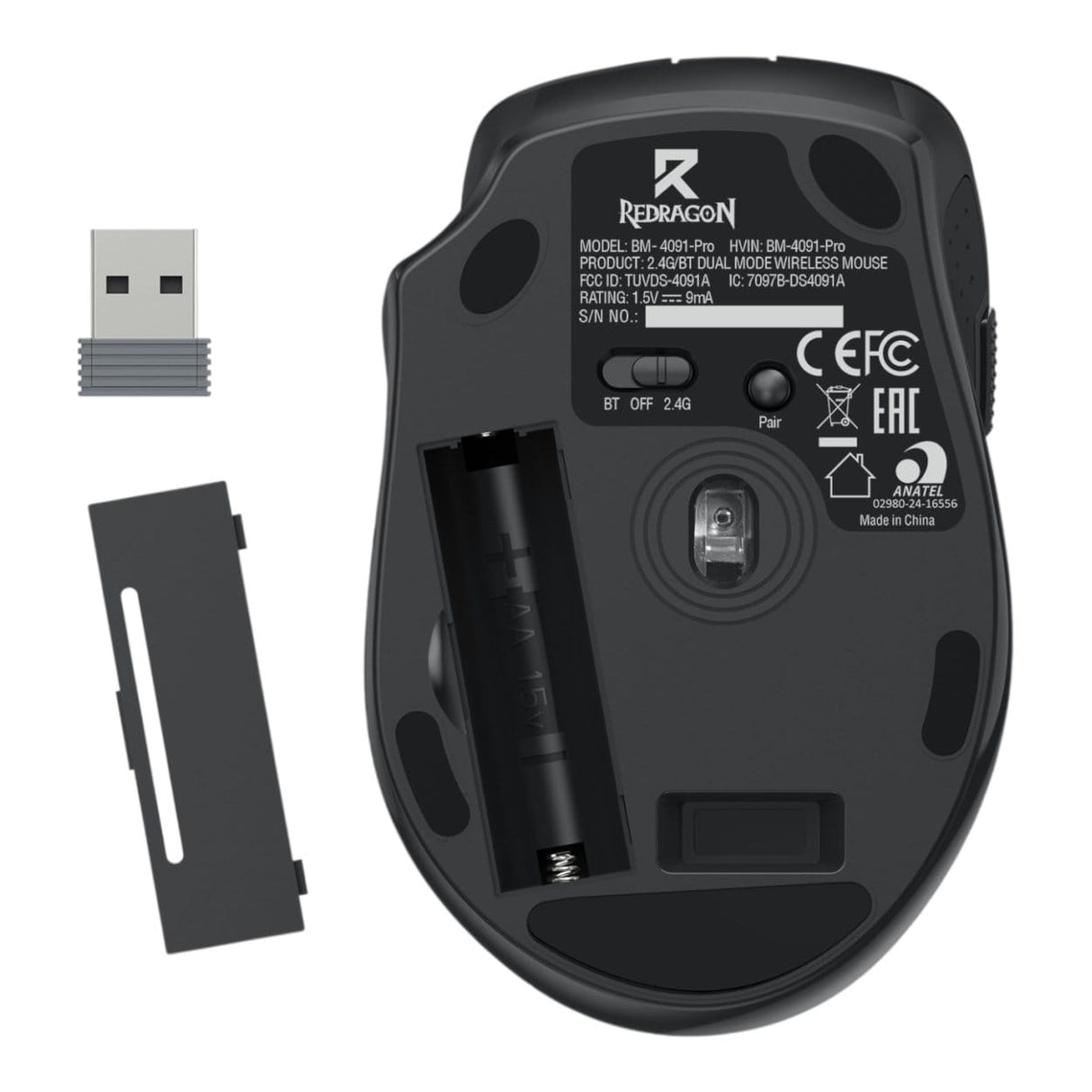 Redragon BM-4091 Pro Dual Mode Wireless Gaming Mouse RD-BM-4091-PRO
