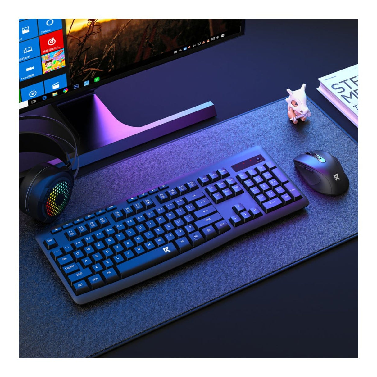 Redragon BS-7367-B Wireless Keyboard and Mouse Combo RD-BS-7367-B