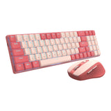 Redragon BS8772 Wireless Keyboard and Mouse Combo Red Pink RD-BS-8772RP
