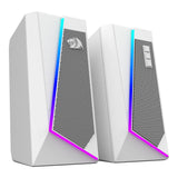 Redragon GS20W ANVIL 3W 2.0 RGB Stereo Desktop PC Speakers White RD-GS520W