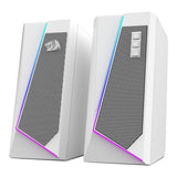 Redragon GS20W ANVIL 3W 2.0 RGB Stereo Desktop PC Speakers White RD-GS520W