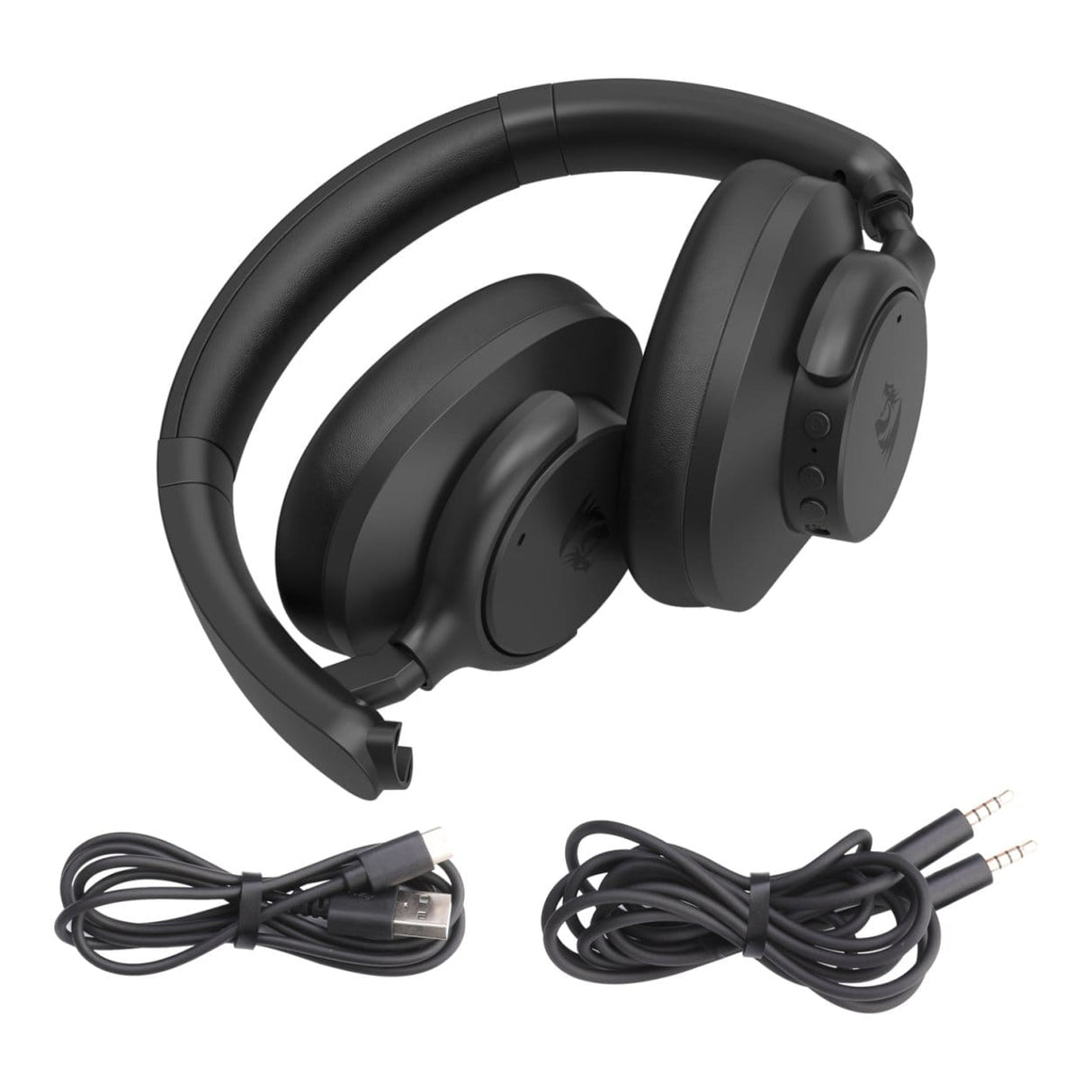 Redragon H610 VibeCore ANC Bluetooth Wireless Headphones - Black RD-H610