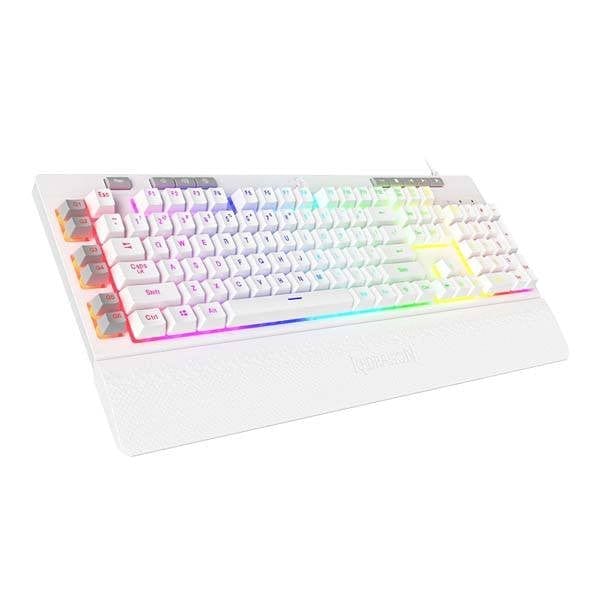 Redragon K512W Shiva Membrane Keyboard - White RD-K512W-RGB