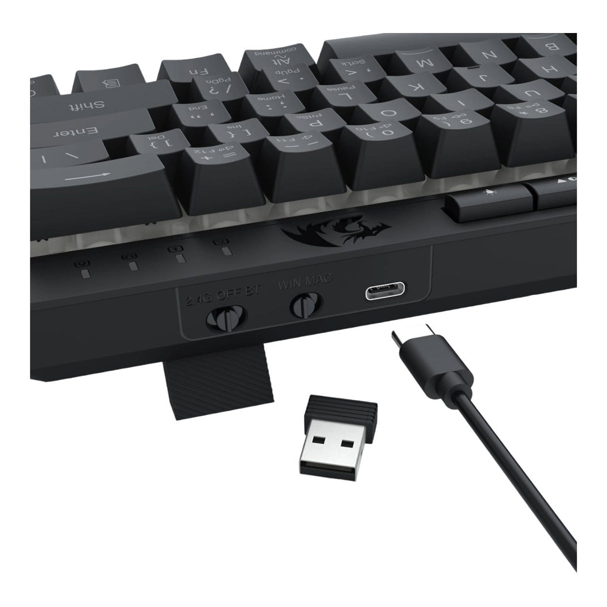 Redragon SHIVA K522 Pro RGB Wireless Gaming Keyboard RD-K522RGB-PRO
