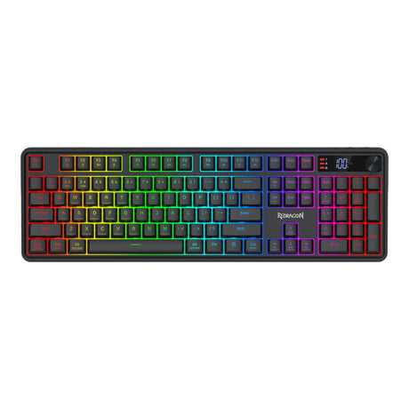 Redragon RM104 PRO VOLCANO RGB Wireless Gaming Keyboard - Black RD-K526-PRO