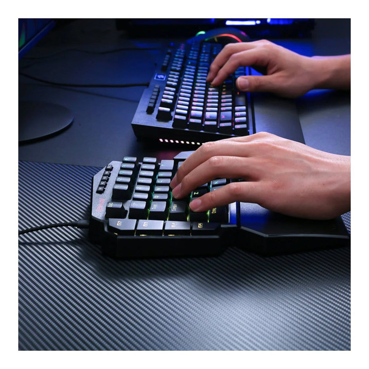 Redragon K585 DITI ELITE PRO RGB Wireless Gaming Keyboard - Blue Switches RD-K585RGB-PRO-B