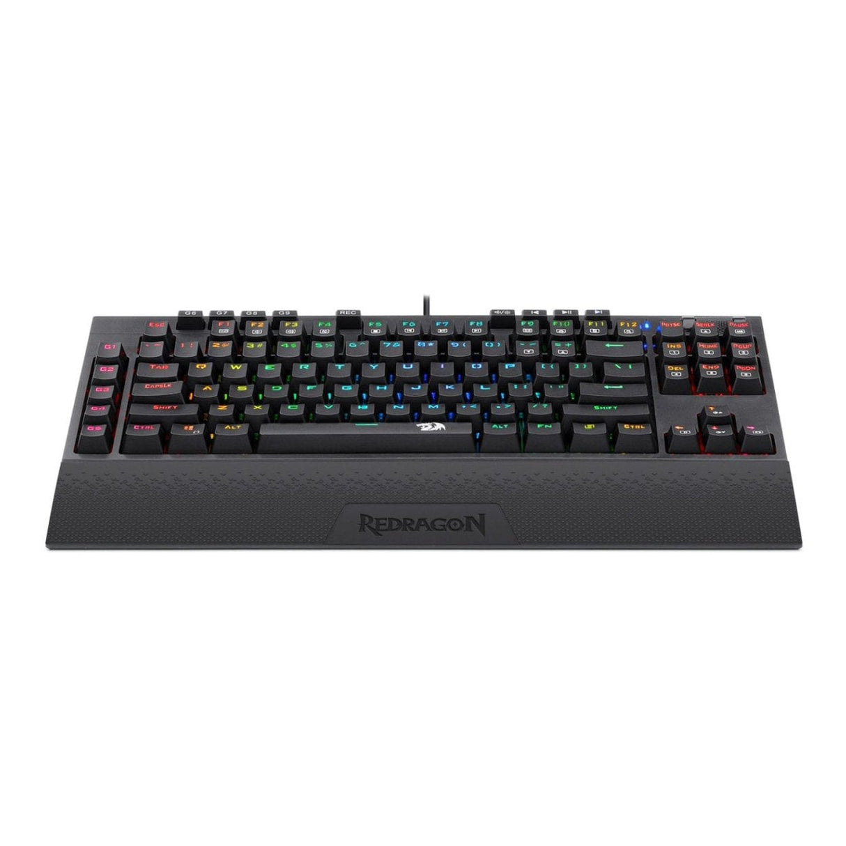 Redragon K588 RGB Pro Broadsword TKL Mechanical Wired Gaming Keyboard Black RD-K588RGB