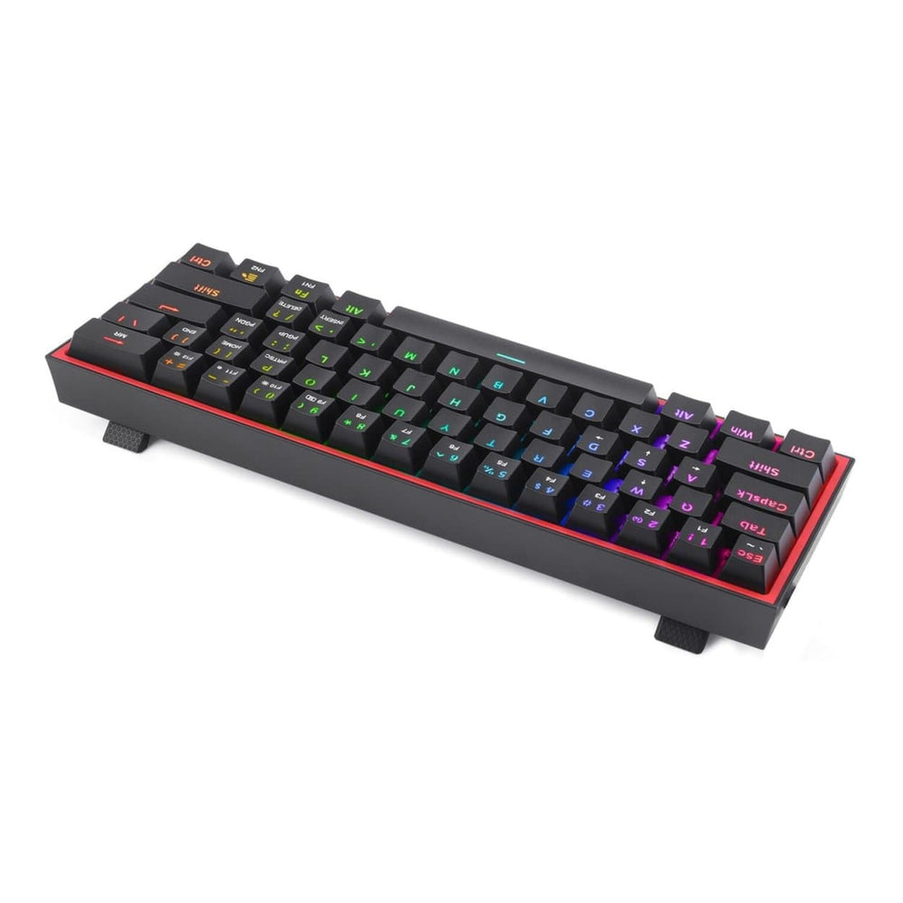 First Rgb Keyboard Redragon K616 FIZZ Pro 61-Key RGB Mechanical Gaming Keyboard Black RD ...