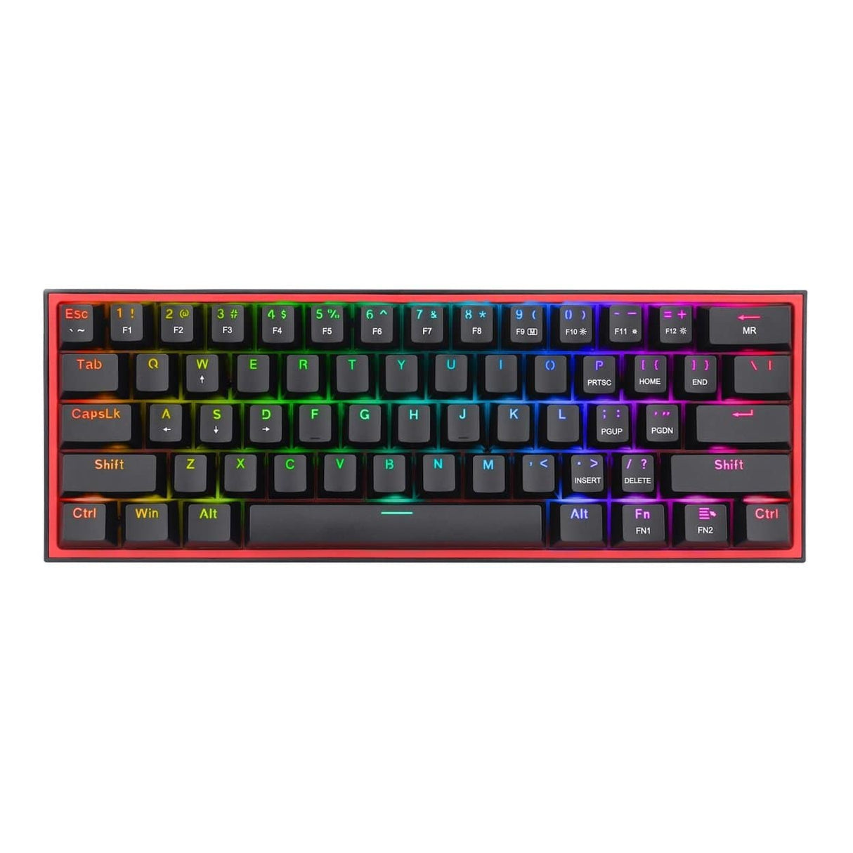 Redragon K616 FIZZ Pro 61-Key RGB Mechanical Gaming Keyboard Black RD-K616-RGB