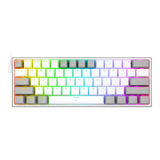 Redragon K617 FIZZ 60 Wired RGB Gaming Keyboard White and Grey RD-K617-RGB-WG