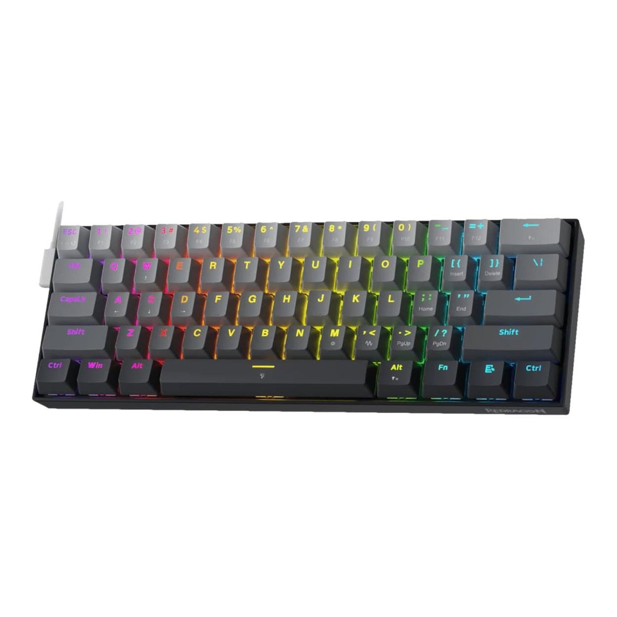 Redragon K617 Fizz Rapid Trigger Magnet Hall Switch Wired RGB Gaming Keyboard RD-K617GGB-RGB-M