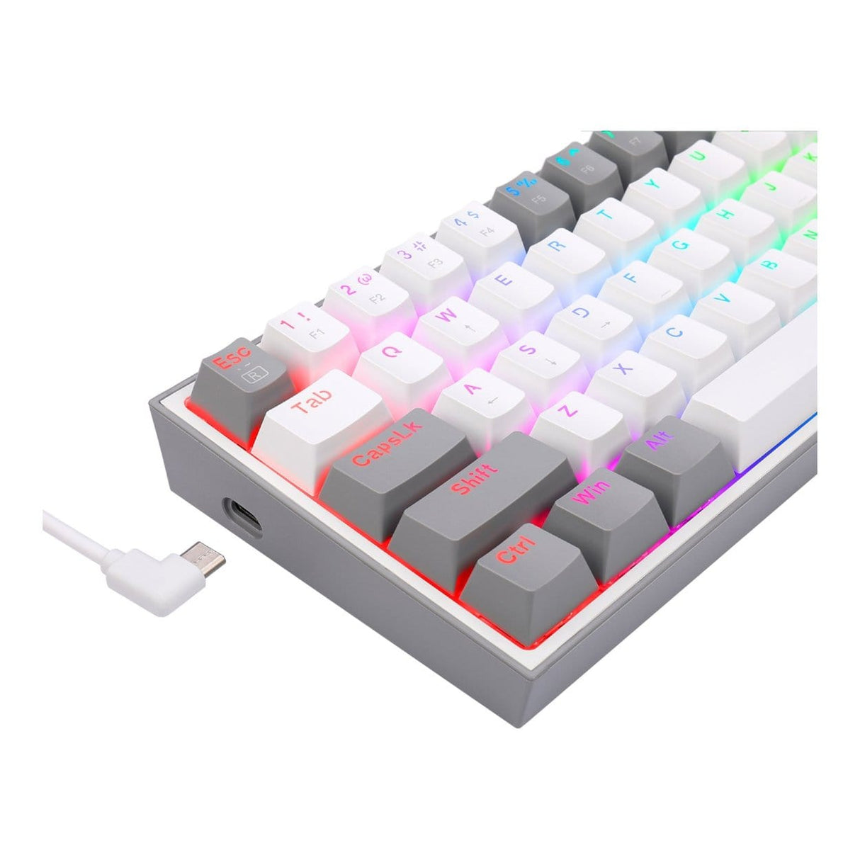 Redragon K617 Fizz 60 Wired RGB Gaming Keyboard RD-K617W-RGB