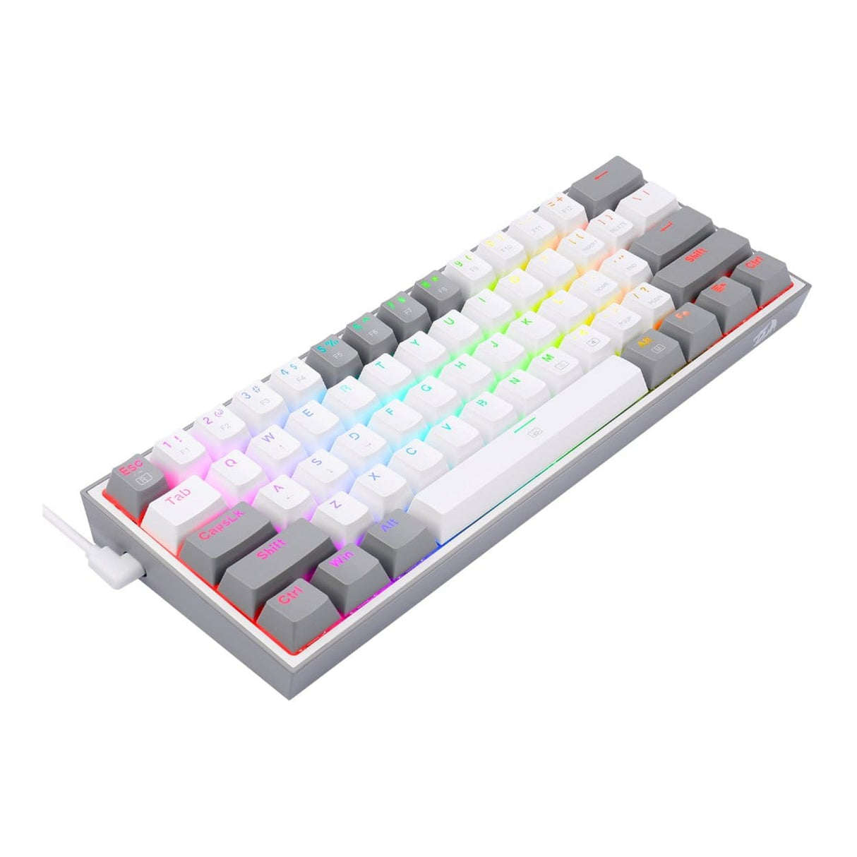 Redragon K617 Fizz 60 Wired RGB Gaming Keyboard RD-K617W-RGB