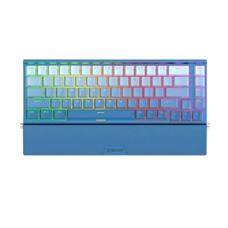 Redragon Shaco 68-Key RGB Red Switch Gaming Mechanical Keyboard - Whit ...