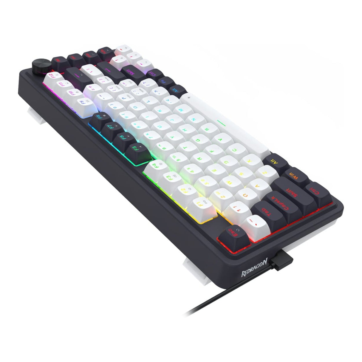 Redragon K673 UCAL 75 Magnetic Ultramag Switch Wired Keyboard Black RD-K673WB-RGB-M