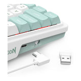 Redragon K719WGB Galatin RGB Pro Wireless Gaming Keyboard - White RD-K719WGB-RGB-PRO