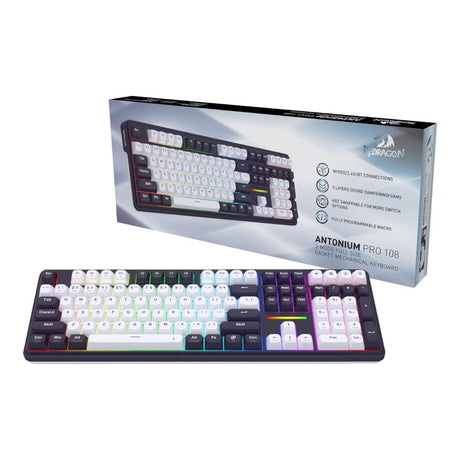 Redragon K745 Pro ANTONIUM Full-size Mechanical Gaming Keyboard RD-K745WB-RGB-PRO