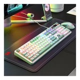 Redragon K761 Pro Full-size RGB Wireless Mechanical Gaming Keyboard White and Green RD-K761WG-RGB-PRO