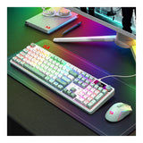 Redragon K761 Pro Full-size RGB Wireless Mechanical Gaming Keyboard White and Green RD-K761WG-RGB-PRO
