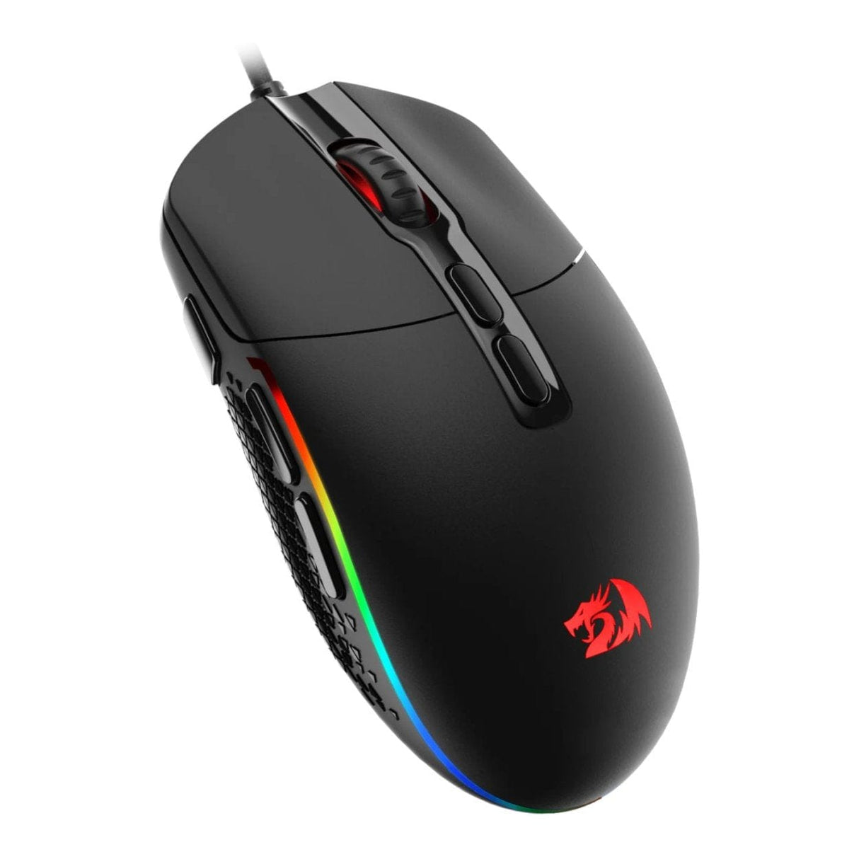 Redragon M719 Invader RGB 10000 DPI Wired Optical Gaming Mouse Black RD-M719-RGB