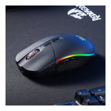 Redragon M719 Pro INVADER Wireless Gaming Mouse Black RD-M719RGB-PRO