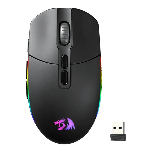 Redragon M719 Pro INVADER Wireless Gaming Mouse Black RD-M719RGB-PRO