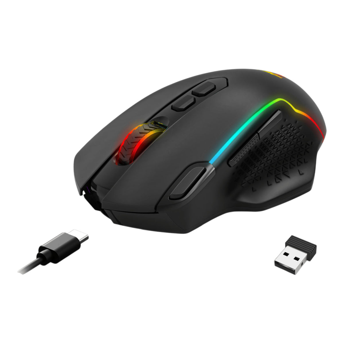 Redragon TAIPAN MAX 12000DPI Wireless Gaming Mouse - Black RD-M810RGB-MAX
