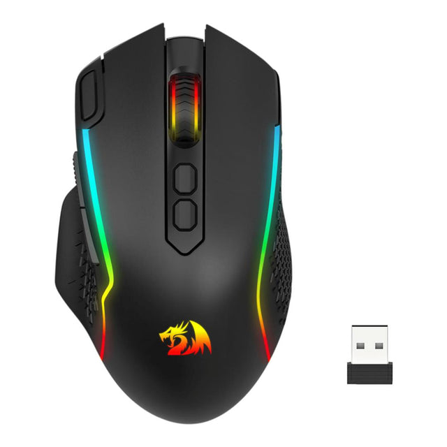 Redragon TAIPAN MAX 12000DPI Wireless Gaming Mouse - Black RD-M810RGB-MAX