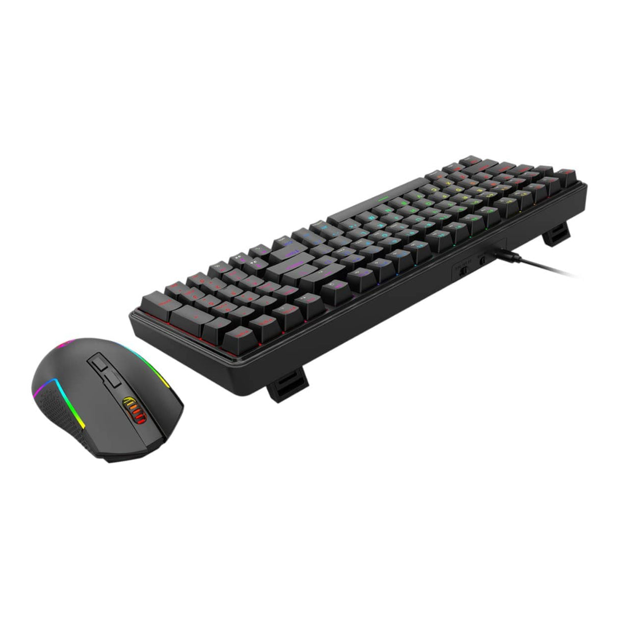 Redragon S162 RGB 3-Mode Wireless Mechanical Gaming Keyboard and Mouse Combo RD-S162