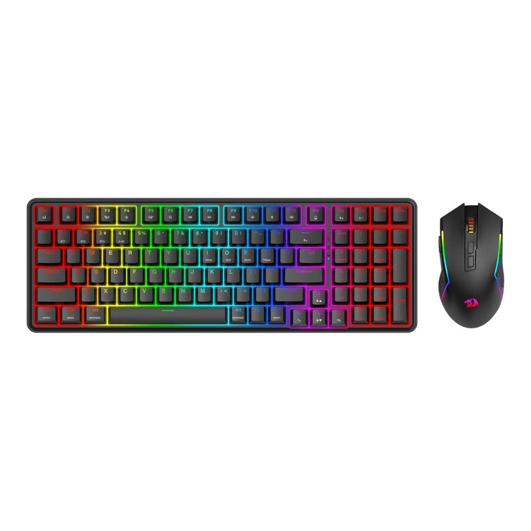 Redragon S162 RGB 3-Mode Wireless Mechanical Gaming Keyboard and Mouse Combo RD-S162