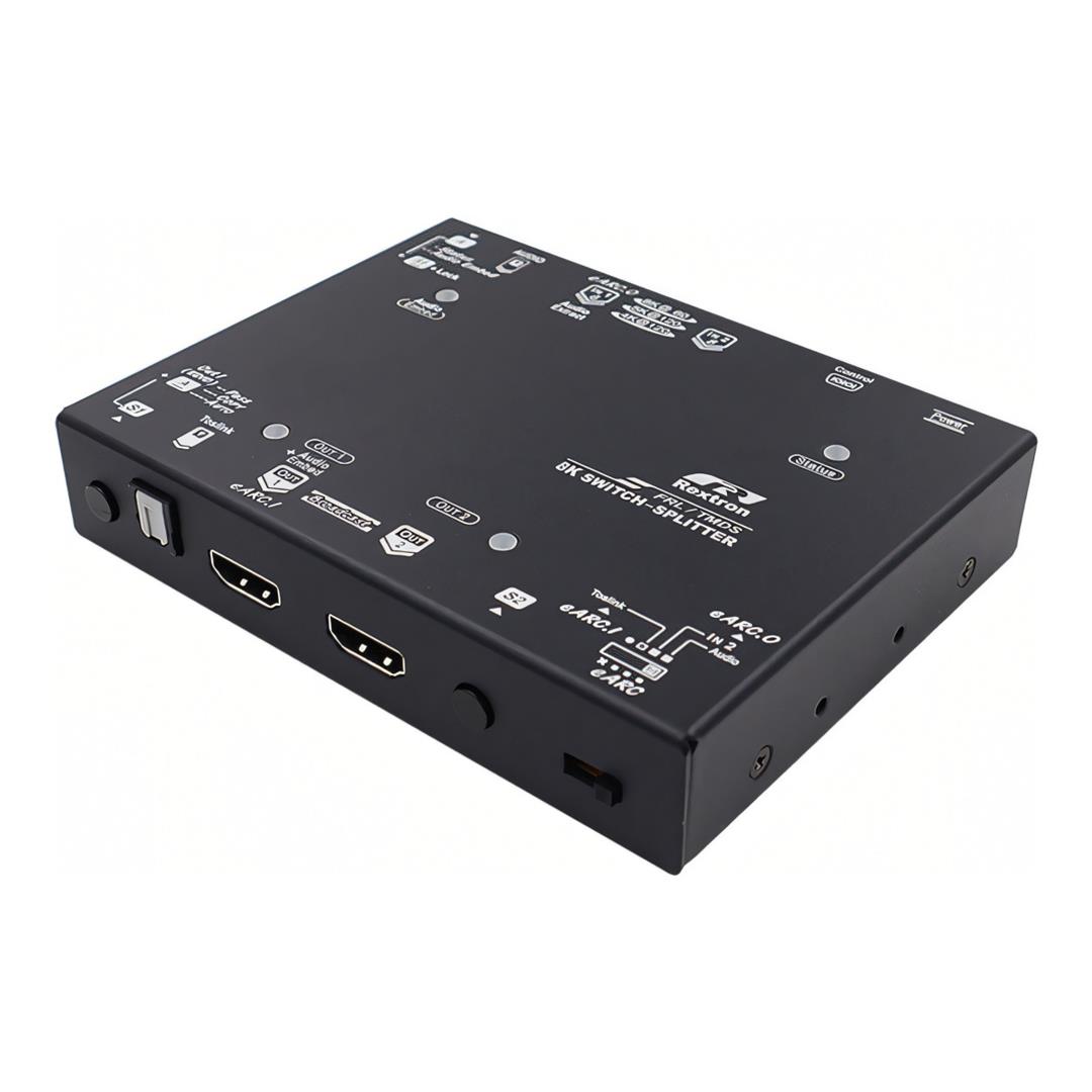 Rextron HDMI 2.1 8K Video Switch Splitter REX-VKSM-8K212-G