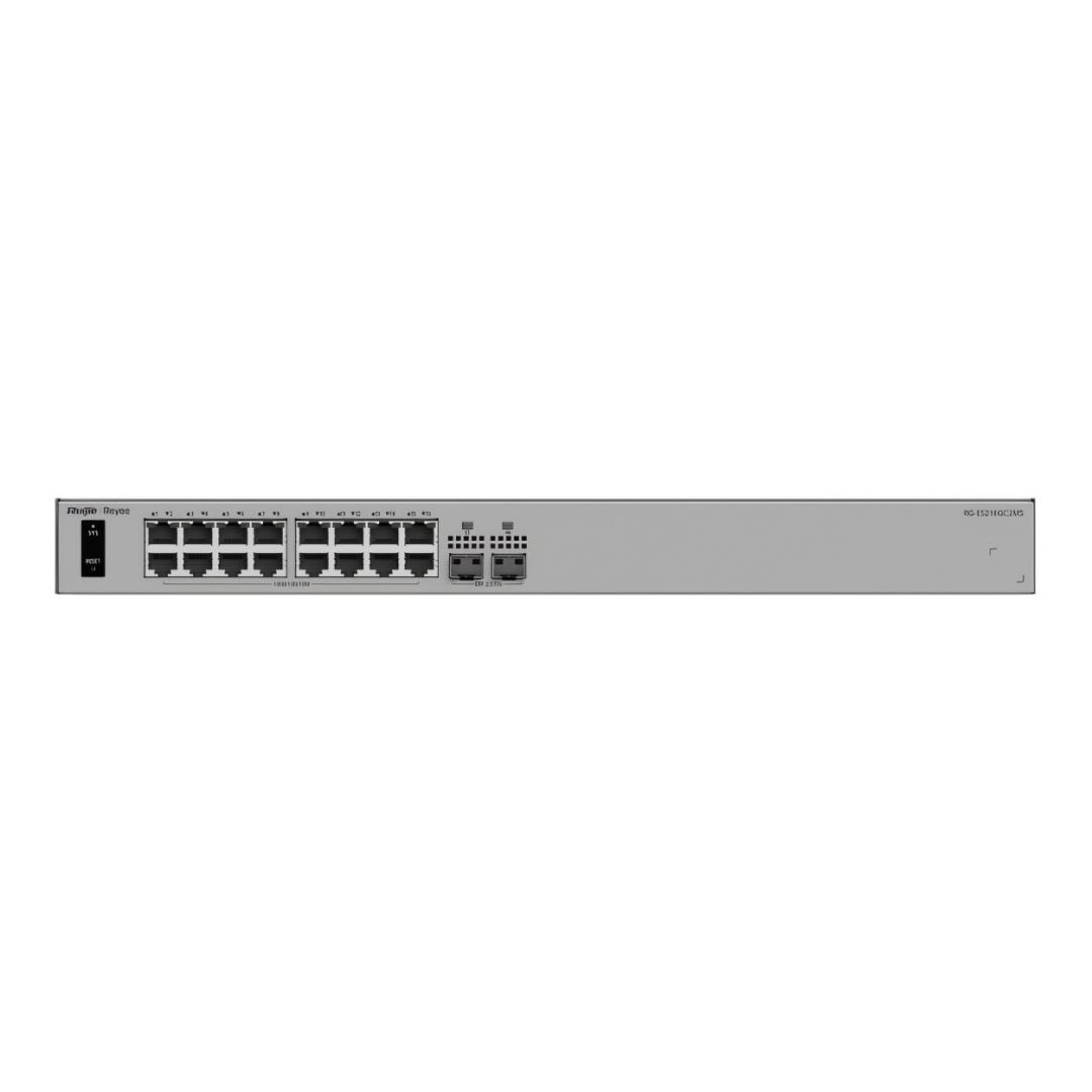 Reyee 16-Port Gigabit 2x 2.5G SFP Smart Cloud Managed Switch RG-ES216GS