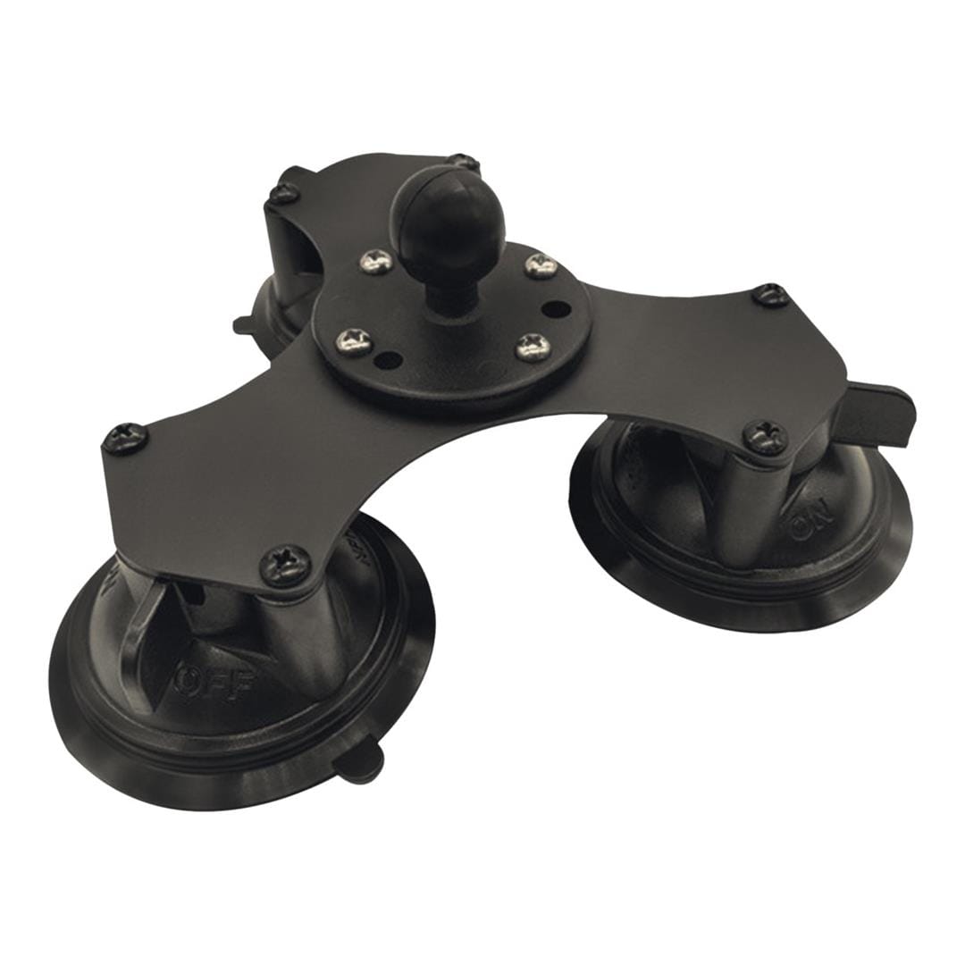 Rizzen Triple Suction Cup Base with 1.5-inch Round Ball RIZZ-CTSCB