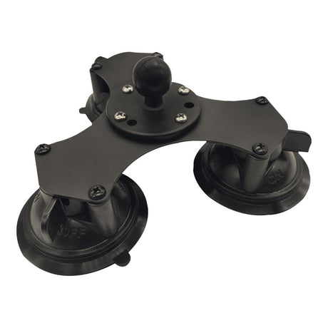 Rizzen Triple Suction Cup Base with 1.5-inch Round Ball RIZZ-CTSCB